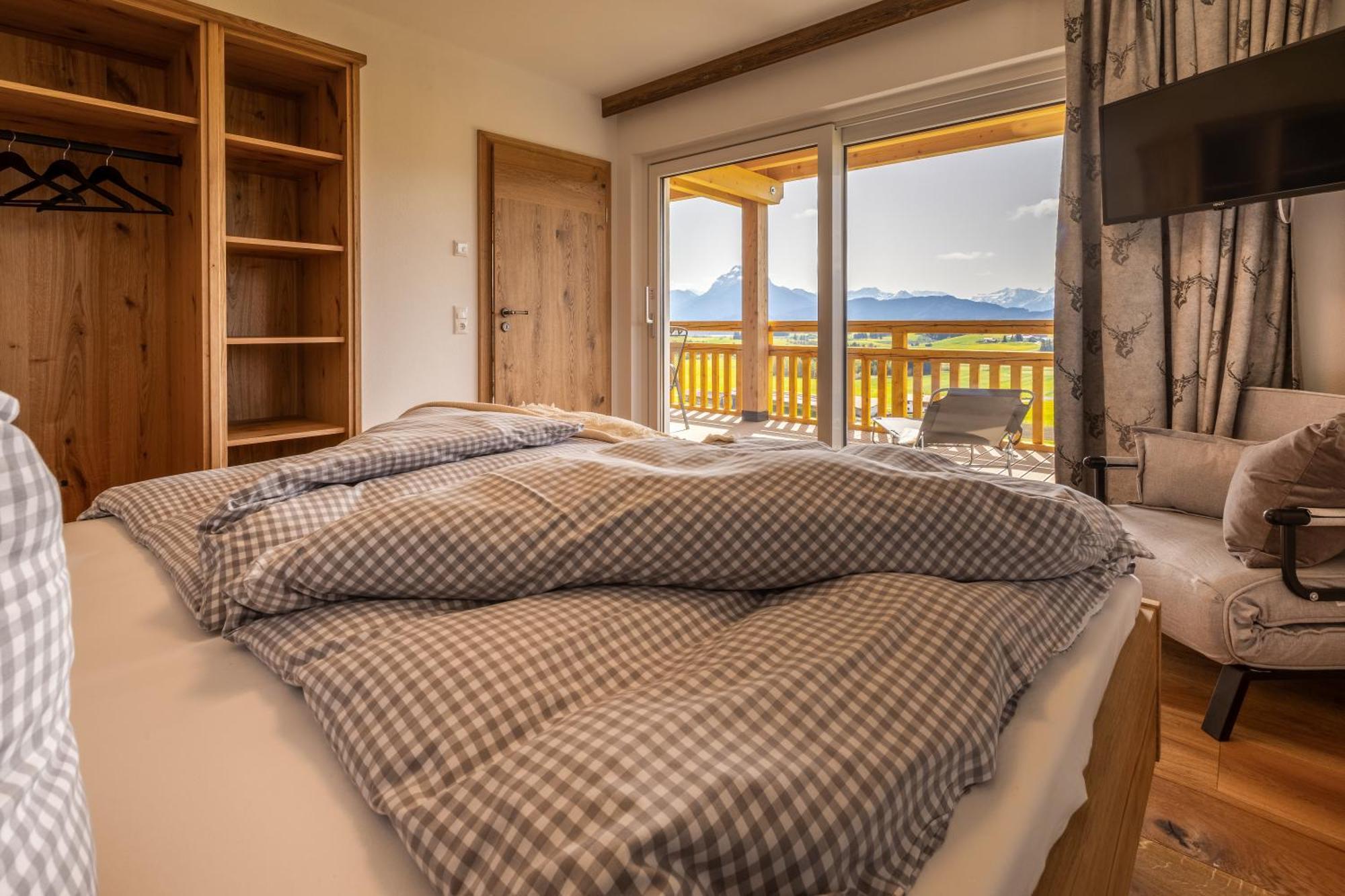 Koenigsblick Poppler Apartment Hopferau Luaran gambar