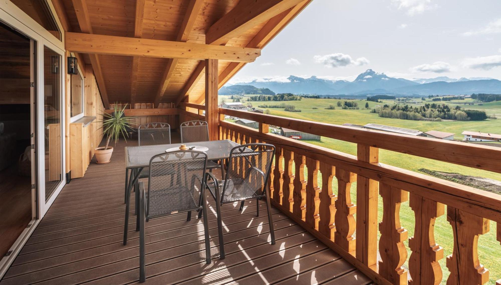 Koenigsblick Poppler Apartment Hopferau Luaran gambar